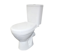 Унитаз Компакт Соло белый с сиденьем