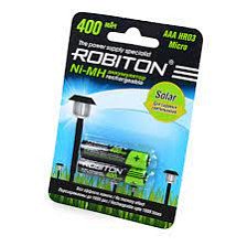 Аккумулятор AAA R03 400mAh NI-MH Robiton Solar 13904