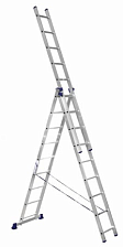 Лестница-стремянка Алюмет 3х9 2,52/4,19/5,88м 5309
