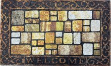 Коврик флокированный Добро пожаловать 60х90см 