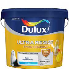 Краска Dulux Ultra Resist для кухни и ванной матовая BW (5л)