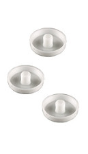 Заглушка для рамного дюбеля белая №3