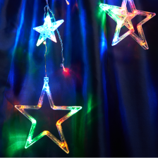 Гирлянда - бахрома 230V 138 LED длина 3м, мультиколор, IP20 , сетевой шнур 3м в комплекте, CL29