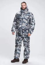 Костюм утеплённый ONERUS Горный -45С ткань Алова, белый, размер 48-50/170-176