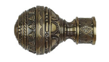 Комплект наконечников 25 мм Фаворит СН-25-077-24 зол антик