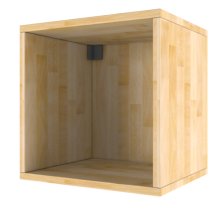 Полка НьюТон Грэй Куб дерево