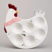 Блюдо для 6-ти яиц LEFARD FUNNY HENS курочка 358-2293