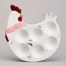 Блюдо для 6-ти яиц LEFARD FUNNY HENS курочка 358-2293