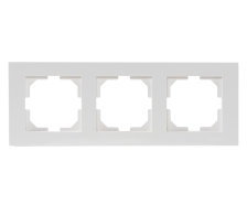 Рамка 3-м Arvia "Karen" белый (20 01 1000 023)