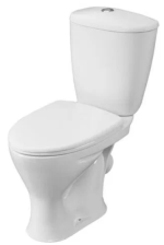 Унитаз Компакт Версия белый с сиденьем