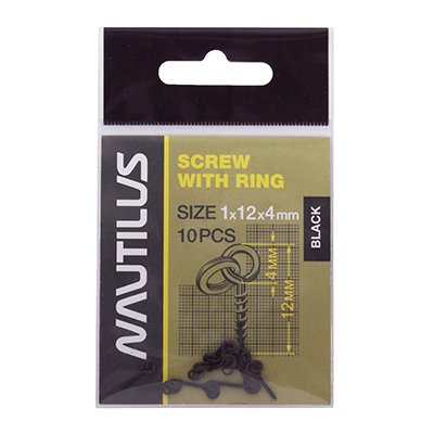 Винт для насадки Nautilus Screw with ring 1х12х4мм