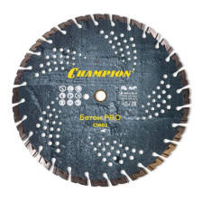 Диск алмазный CHAMPION бетон PRO 350/25, 4/10 Heavycut (ж/б, старый бетон, железо)
