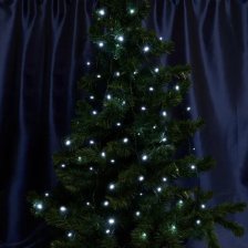 Гирлянда 230V  200 LED 20м, 5000K,  12W, с   контроллером, IP 20, шнур 3м, CL06