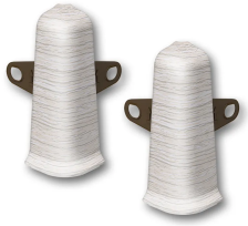 Угол наружный Идеал Деконика ясень серый 70 мм