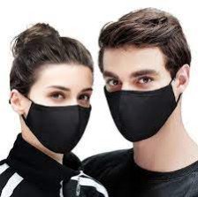 Маска многоразовая М-4 черная