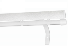 Карниз АПС ПТС/19 2,5м белый муар