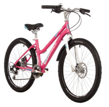 Велосипед NOVATRACK 24" JENNY сталь 12'' розовый 6 скор TZ500/TS-38/SG-6S диск торм STG
