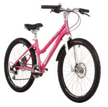 Велосипед NOVATRACK 24" JENNY сталь 12'' розовый 6 скор TZ500/TS-38/SG-6S диск торм STG