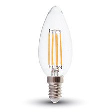 Лампа светодиодная Е14 5W/4000 свеча С35 диммируемая Uniel Air