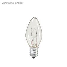 Лампа для ночников и гирлянд 10W Е12 прозрачная
