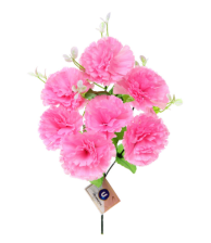 Букет Гвоздика 34см (розовый) 7цв 993-0825