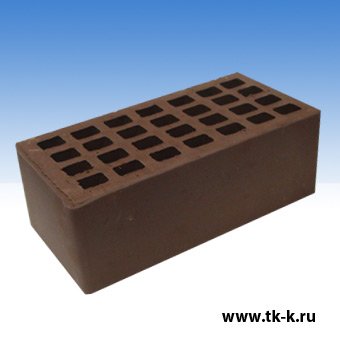 Кирпич лицевой полуторный коричневый Железногорск опт