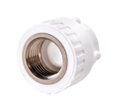 Муфта полипропиленовая комбинированная D20-1/2 внутрення резьба Vekplast