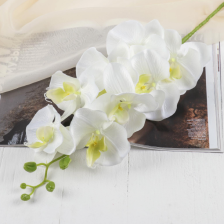 Цветок искуственный Орхидея 100см белая FM-8-356