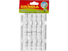 Зажим для крепления пленки парника d=12, 20шт, GRINDA 422317-12