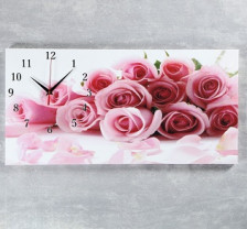 Часы настенные "Нежные розы" 40х76см 2045171