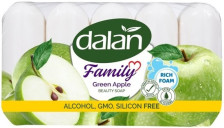 Мыло DALAN Family 5*75г Зеленое яблоко экопак