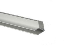 Профиль угловой универсальный 4мм L=600 хром матовый