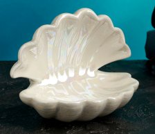 Подставка для мелочей "Ракушка" белая 13х10х11см, 10631596