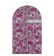 Чехол для одежды "Роза" Размер: 1000х600, Цвет: Розово-серый