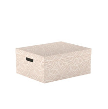 Коробка для хранения с крышкой "Листья" 28х37х18 см складная RUU-07