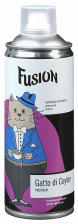 Краска аэрозольная акриловая металлик серый солид (520мл) FUSION