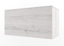 Полка НьюТон Грэй 2 куба с фасадом Дуб эльза