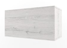 Полка НьюТон Грэй 2 куба с фасадом Дуб эльза