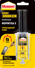 Клей Момент-Супер Эпокси Формула 5 14мл