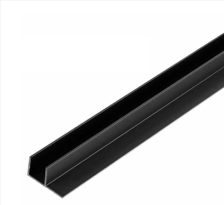 Профиль угловой 6мм L=600 F-образный черный