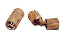 Петля потайная бронза D14 CI-K002