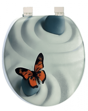 Сиденье для унитаза мягкое AQUA-Prime Digital 6094