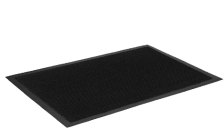 Коврик влаговпитывающий ребристый 60х90см Комфорт (чер)