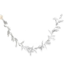 Украшение новогоднее Сияющий росток 180см серебро 196-0453