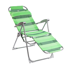 Кресло-шезлонг двухпозиционный 116х59х78 зеленый К3 3391222