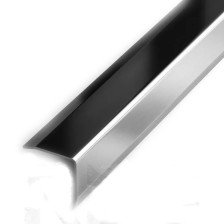 Профиль угловой нержавеющий 20х20 мм ПУ20-1 НСП 2,7 м