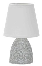 Настольная лампа LE TL MONIKA 02 1х60W Е14 210мм WHITE