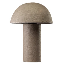 Лампа настольная Texture Sleek бежевая d32х42 см