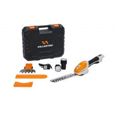 Ножницы аккумуляторные VILLARTEC HA 1462 (14V; 2 АКБ х 1,5Ач; 2 насадки; кейс)