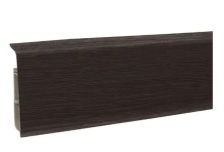 Плинтус Идеал Деконика с кабель-каналом венге темный 2,2 м 85 мм